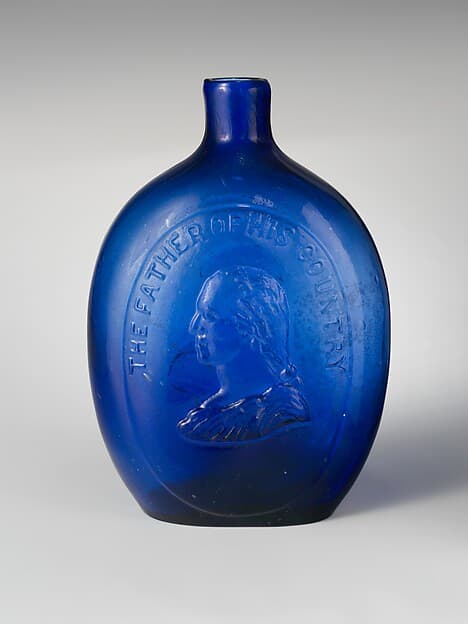 Flask, by Dyottville Glass Works