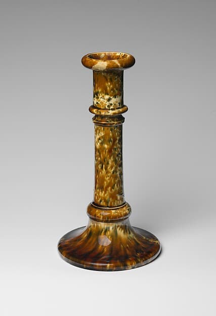 Candlestick, by United States Pottery Company