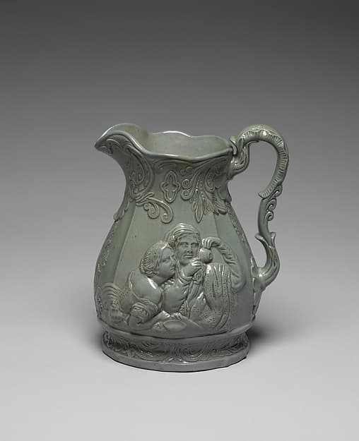 "Cup-Tosser" Pitcher, by E. & W. Bennett Pottery