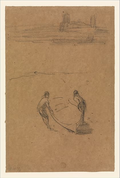 Two Men and a Boat, by James McNeill Whistler