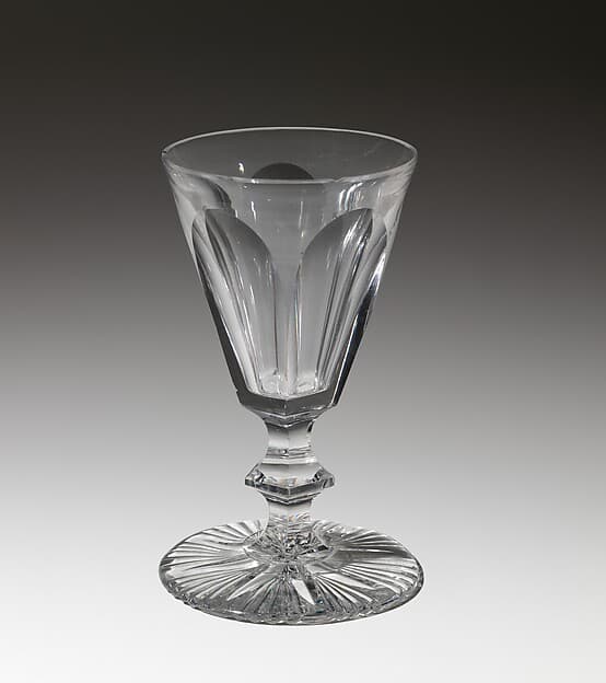Wine glass, by Jersey Glass Company of George Dummer
