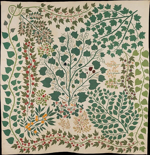 Branches and Vines Quilt, by Ernestine Eberhardt Zaumseil