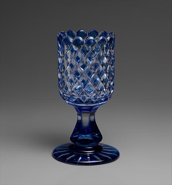 Celery vase, by Brooklyn Flint Glass Company