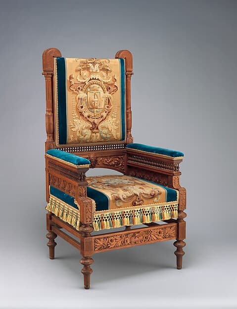 Armchair, by Pottier and Stymus Manufacturing Company