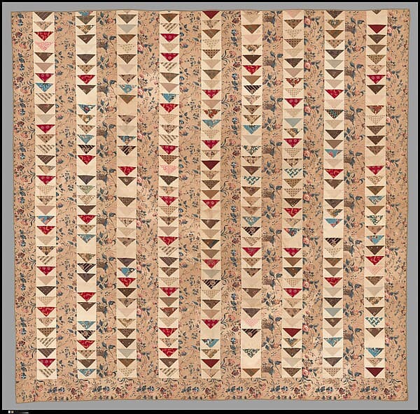 Quilt, Flying Geese pattern
