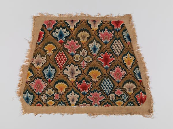 Chair seat cover, by Anna Poor Parsons