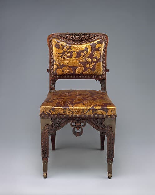 Side chair, by Herter Brothers