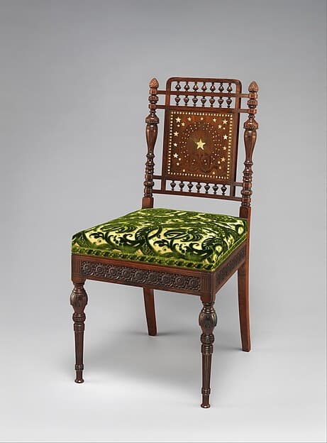 Side chair, by Herter Brothers