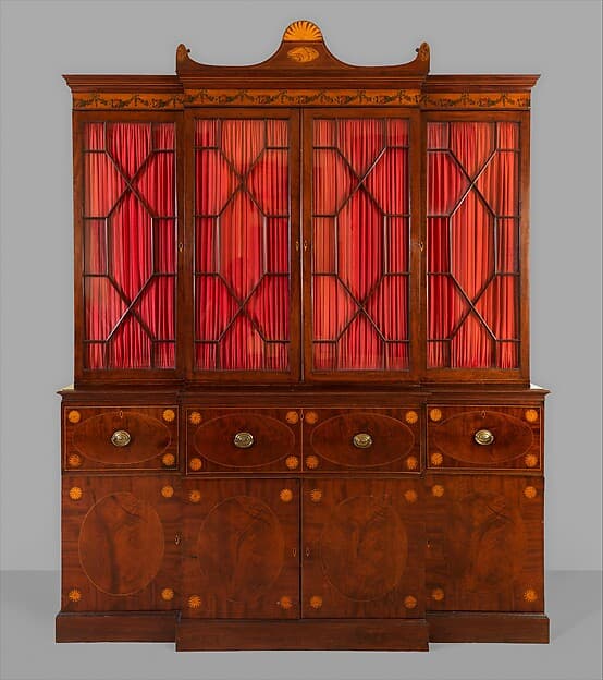 Secretary and bookcase