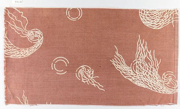 Nets-and-bubbles textile, by Associated Artists