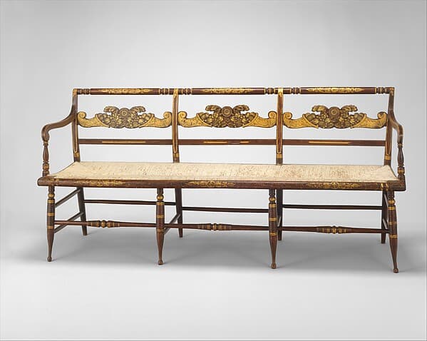 Settee, by Lambert Hitchcock