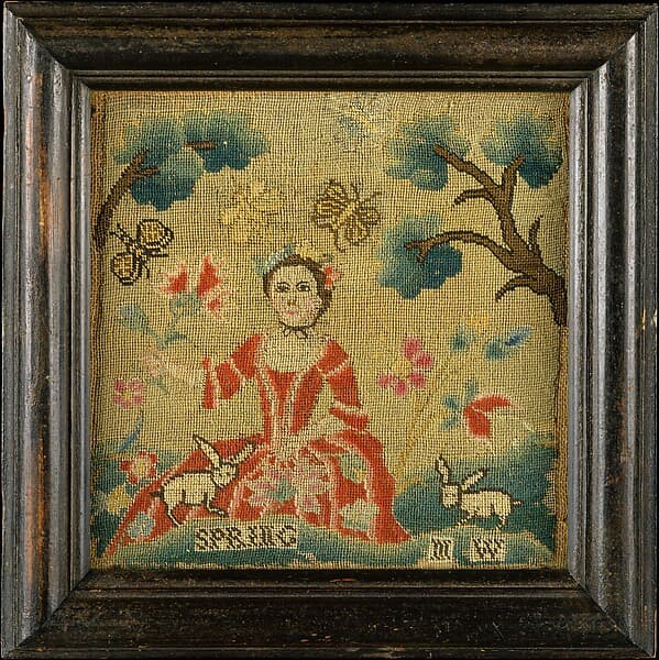 Embroidered Picture, by Mary Wright