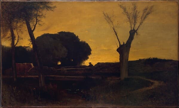 Evening at Medfield, Massachusetts, by George Inness