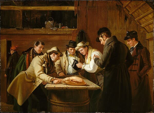 The Raffle (Raffling for the Goose), by William Sidney Mount