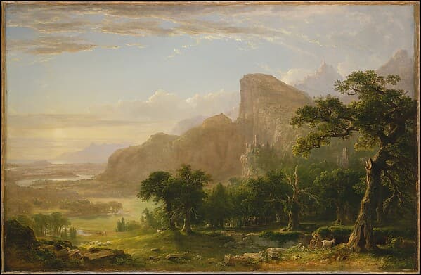 Landscape—Scene from "Thanatopsis", by Asher Brown Durand
