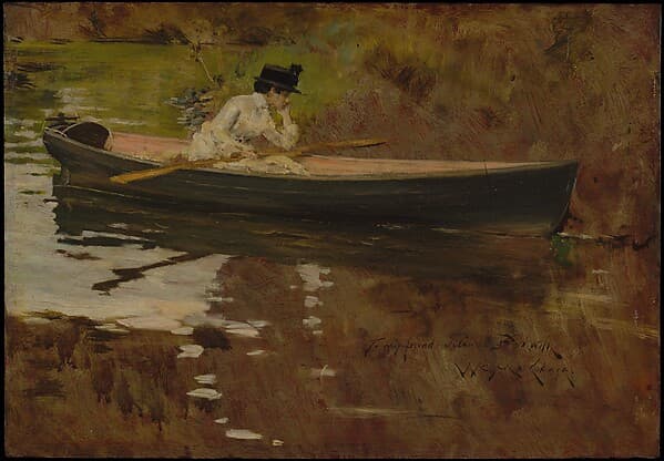 Alice Gerson in Prospect Park, by William Merritt Chase