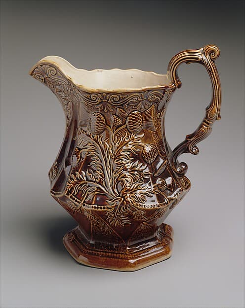 Pitcher, by American Pottery Manufacturing Company