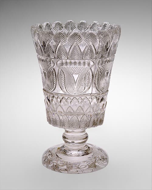 Celery vase, by Boston & Sandwich Glass Company