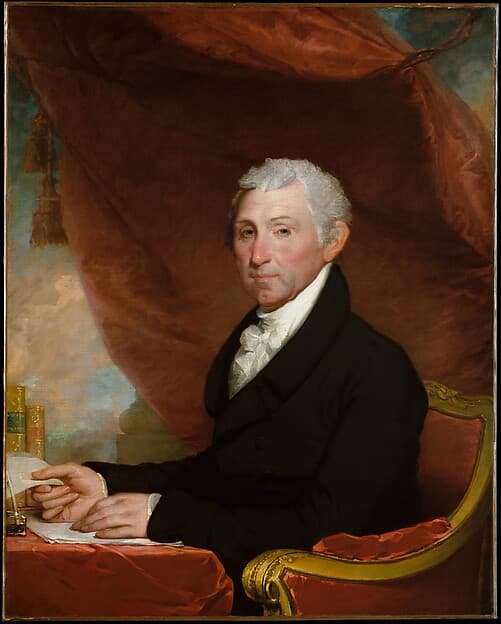 James Monroe, by Gilbert Stuart