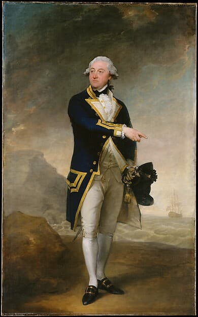 Captain John Gell, by Gilbert Stuart