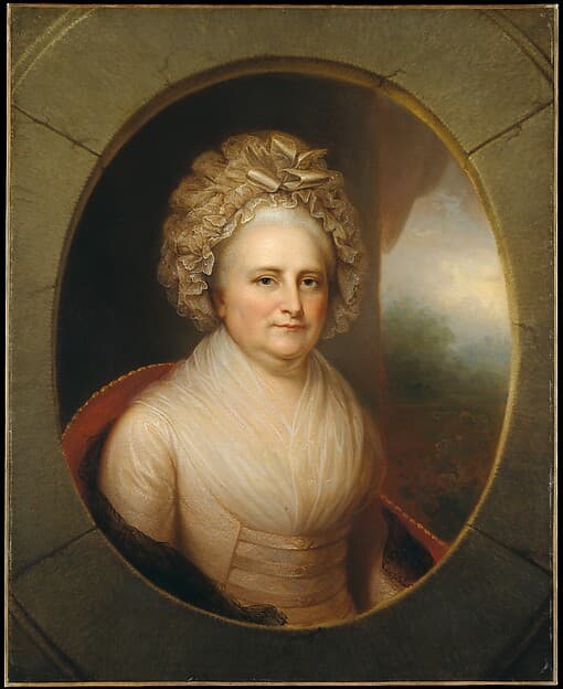 Martha Washington, by Rembrandt Peale