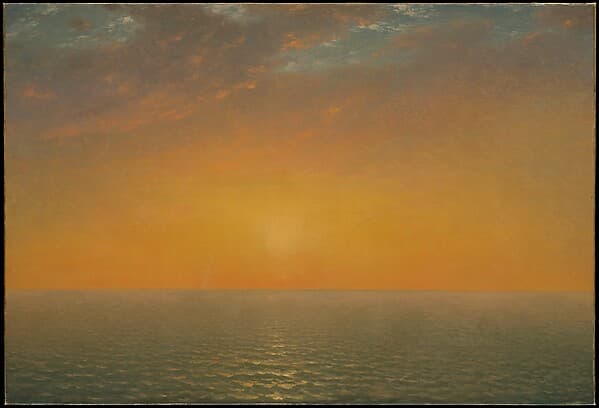Sunset on the Sea, by John Frederick Kensett