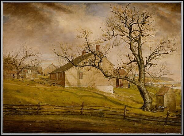 Long Island Farmhouses, by William Sidney Mount