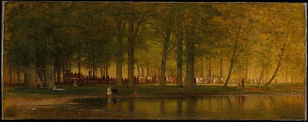 The Camp Meeting, by Worthington Whittredge
