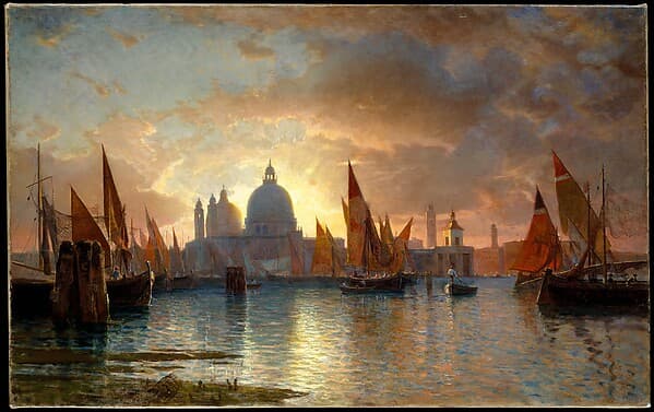 Santa Maria della Salute, Sunset, by William Stanley Haseltine
