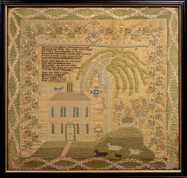 Sampler, by Mary Ann Stauffer