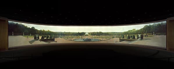 Panoramic View of the Palace and Gardens of Versailles, by John Vanderlyn