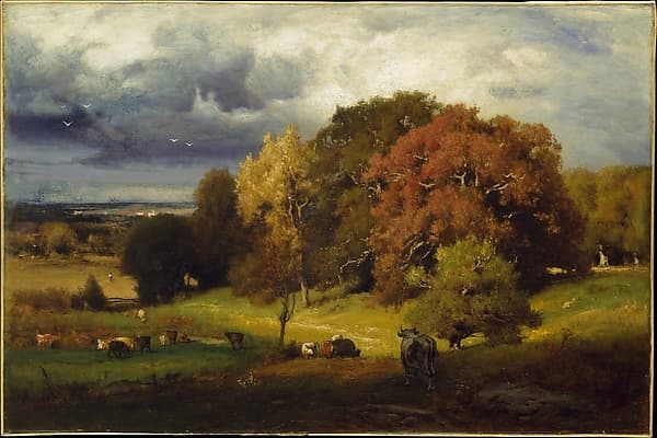 Autumn Oaks, by George Inness