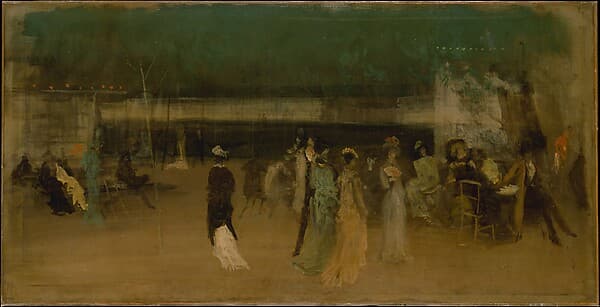 Cremorne Gardens, No. 2, by James McNeill Whistler