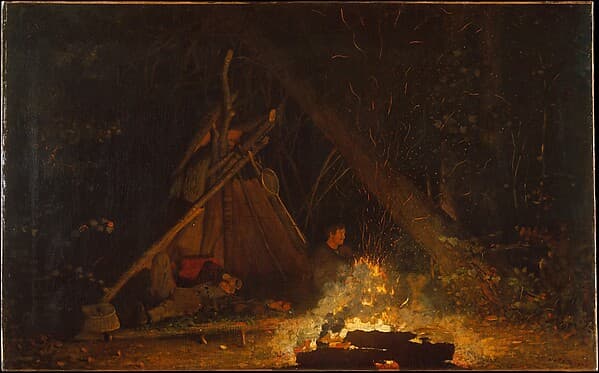 Camp Fire, by Winslow Homer