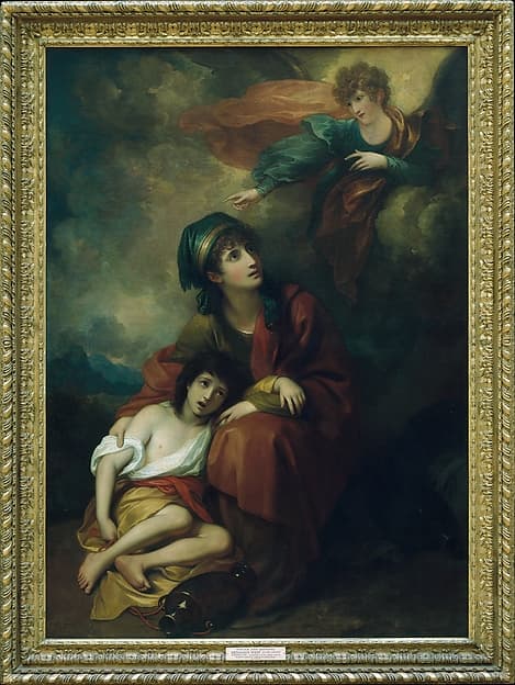 Hagar and Ishmael, by Benjamin West