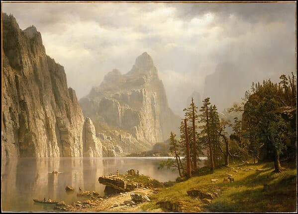 Merced River, Yosemite Valley, by Albert Bierstadt
