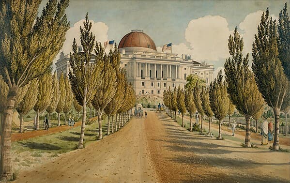 View of the Capitol, by Charles W. Burton