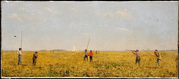 Pushing for Rail, by Thomas Eakins