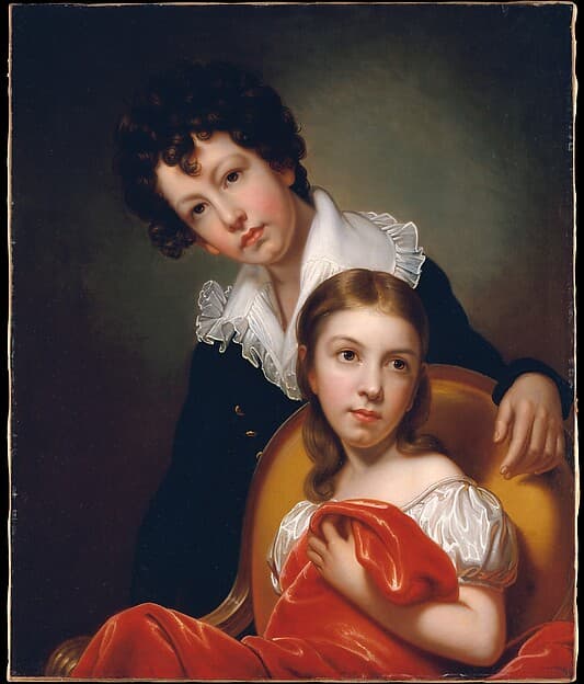 Michael Angelo and Emma Clara Peale, by Rembrandt Peale