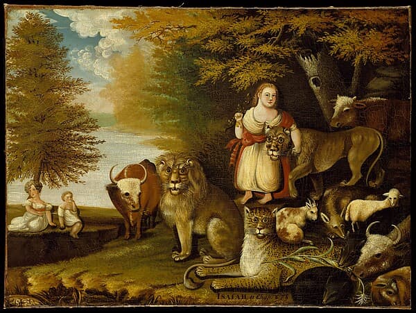 Peaceable Kingdom, by Edward Hicks