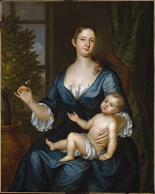 Mrs. Francis Brinley and Her Son Francis, by John Smibert