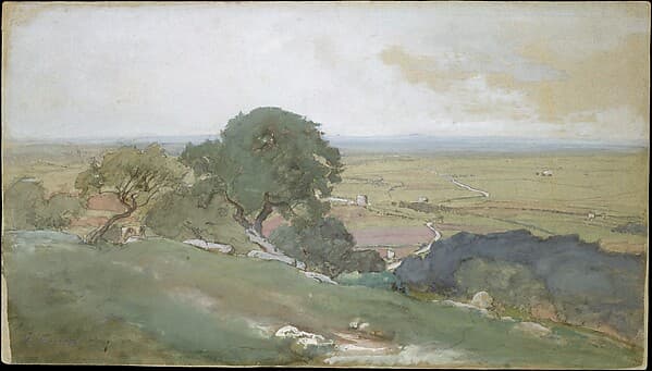 Olive Trees at Tivoli, by George Inness