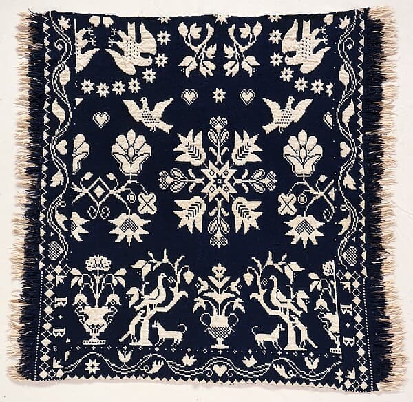 Crib or Doll Coverlet, by David Daniel Haring