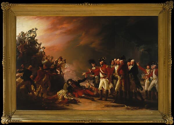 The Sortie Made by the Garrison of Gibraltar, by John Trumbull