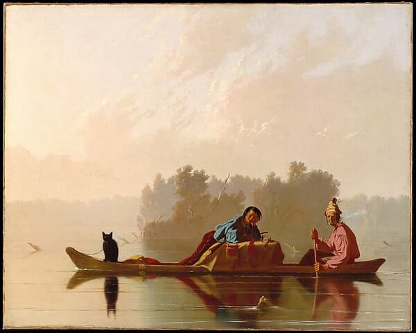 Fur Traders Descending the Missouri, by George Caleb Bingham