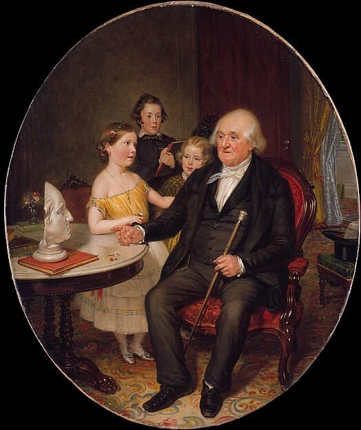 Great-Grand-Father's Tale of the Revolution—A Portrait of Reverend Zachariah Greene, by William Sidney Mount