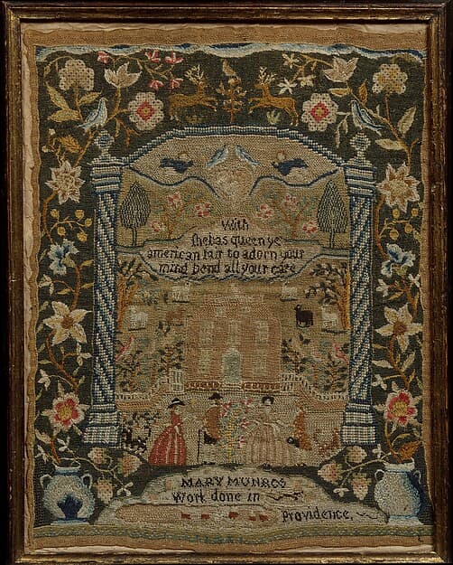 Sampler, by Mary Munro