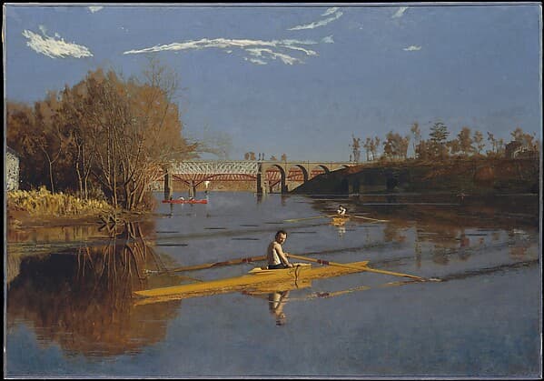The Champion Single Sculls (Max Schmitt in a Single Scull), by Thomas Eakins