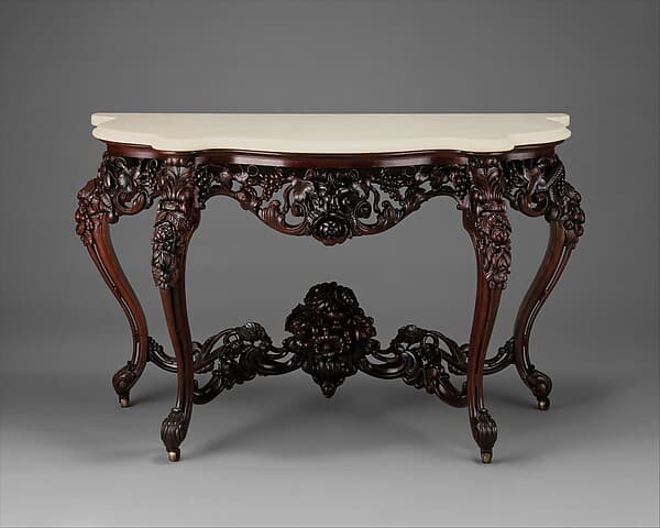 Console Table, by John Henry Belter