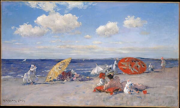 At the Seaside, by William Merritt Chase